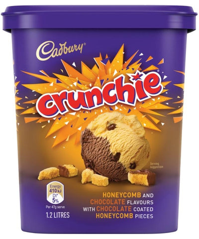 Cadbury Ice Cream Crunchie 1.2L