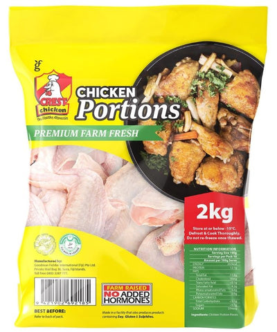 Crest Chicken Portions 2Kg