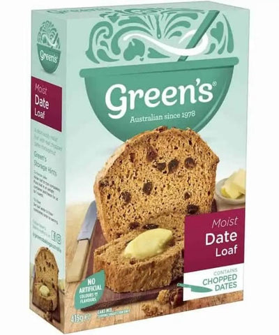 Greens Moist Date Loaf Mix 415g