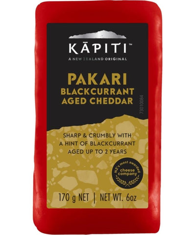Kapiti Pakari Blackcurrant Aged Cheddar Cheese 170g