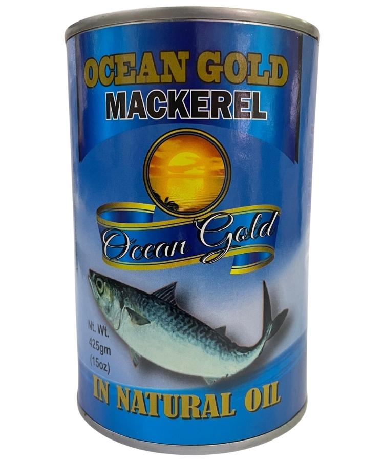 Ocean Gold Mackerel In Natural Oil 425g