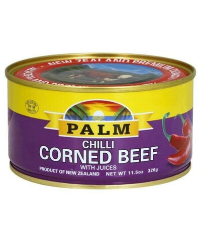 Palm Chilli Corned Beef 326g