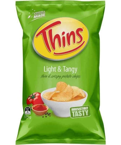 Thins Potato Chips Light & Tangy 175g