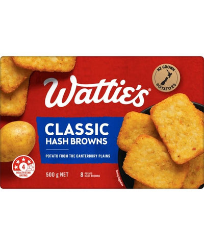 Watties Classic Hash Browns 500g