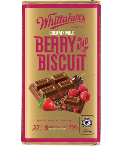 Whittakers Berry & Biscuit 250g