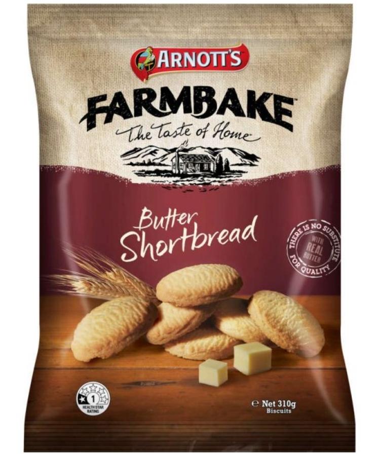 Arnotts Farmbake Butter Shortbread 310g