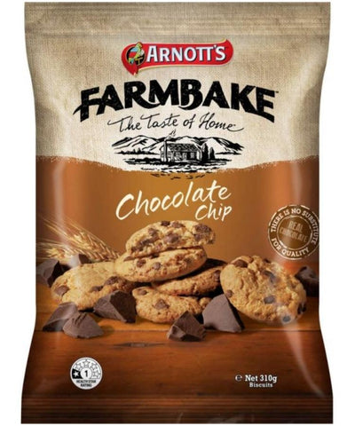 Arnotts Farmbake Chocolate Chip Cookies 310g