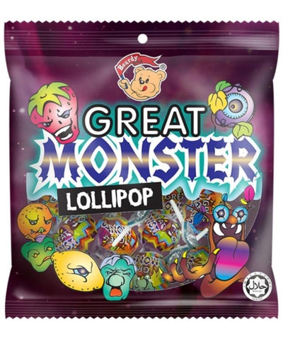 Beardy Great Monster Lollipop 100g