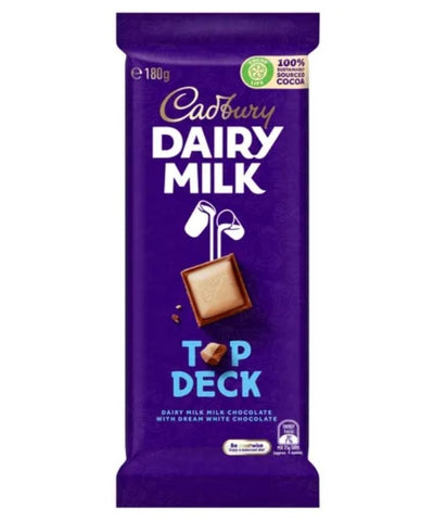 Cadbury Top Deck Milk Chocolate 180g