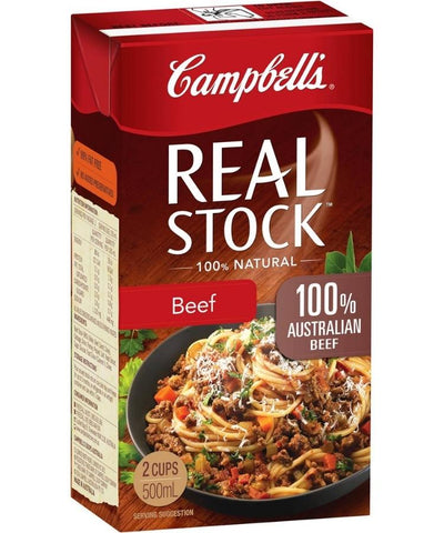 Campbells Real Stock Beef 500ml