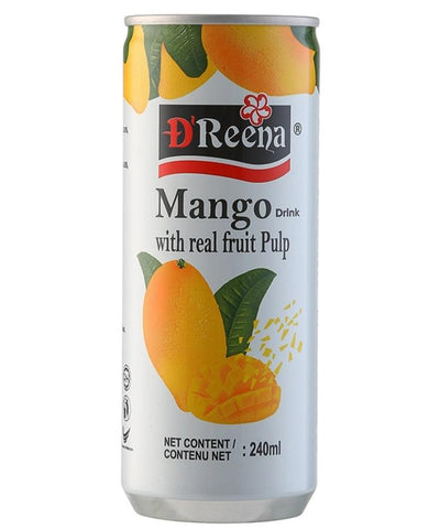 D'Reena Mango Juice With Pulp 240ml