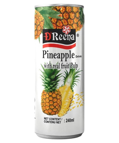 D'Reena Pineapple Juice With Pulp 240ml