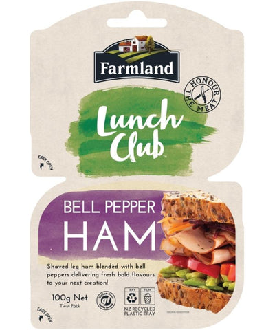 Farmland Lunch Club Bell Pepper Ham 100g