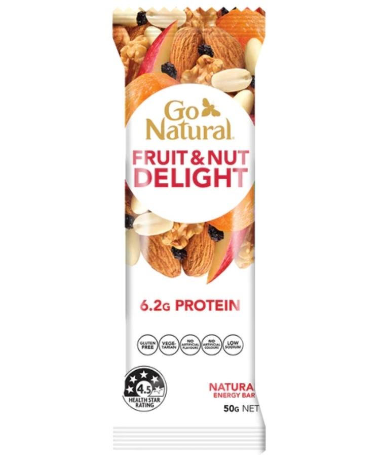Go Natural Fruit & Nut Delight Energy Bar 50g