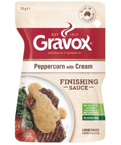 Gravox Peppercorn With Cream Finishing Sauce 165g