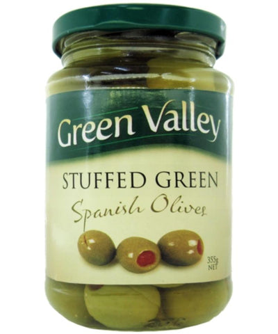 Green Valley Stuffed Olives 355g