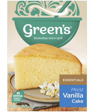 Greens Essentials Moist Vanilla Cake Mix 340g