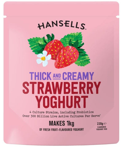 Hansells Thick & Creamy Strawberry Yoghurt 220g