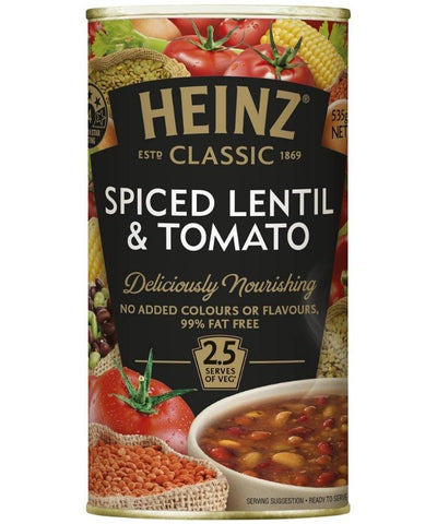 Heinz Soup Spiced Lentil & Tomato 535g