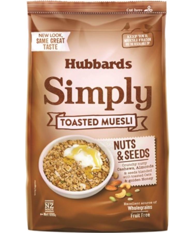 Hubbards Simply Toasted Muesli Nuts & Seeds 600g