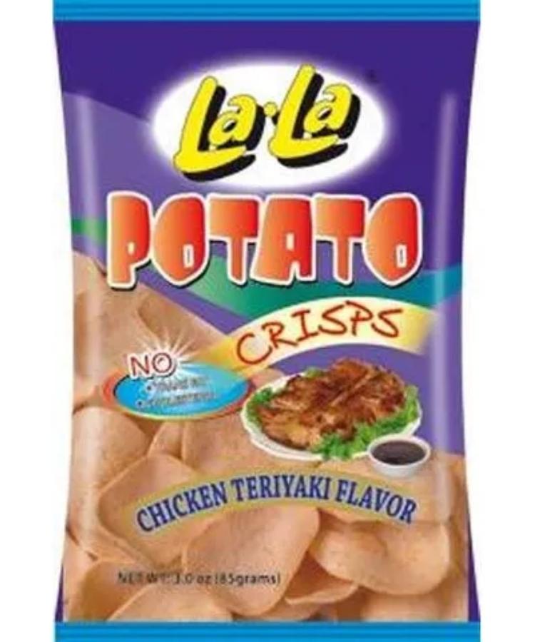 Lala Potato Crisps Chicken Teriyaki 85g