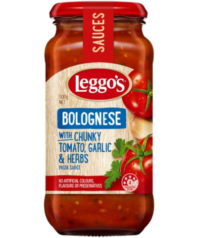 Leggo's Bolognese With Chunky Tomato Pasta Sauce 500g