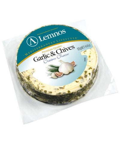 Lemnos Garlic & Chives Cream Cheese 125g