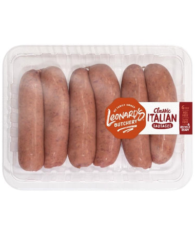 Leonards Classic Italian Sausages 6's