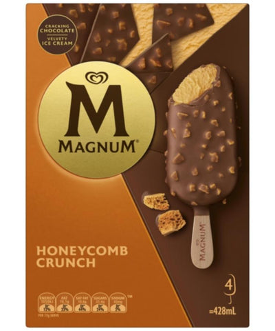 Magnum Ice Cream Honeycomb Crunch 428ml 4's
