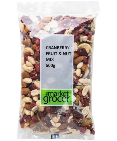 Market Grocer Cranberry Fruit & Nut Mix 500g