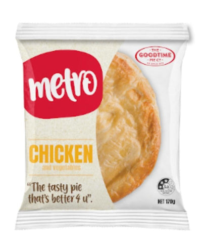 Metro Chicken & Vegetables Pie 170g
