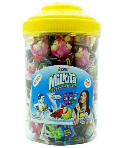Milkita Lollipop Jar 50's 450g