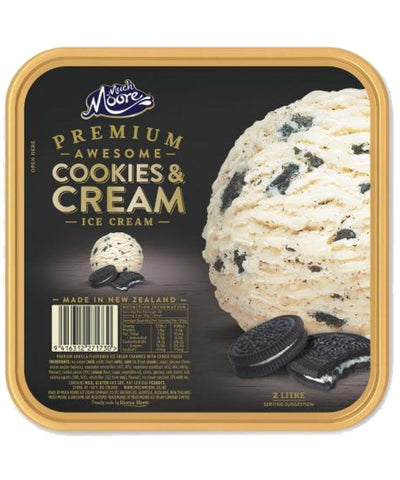 Much Moore Ice Cream Awesome Cookies & Cream 2L