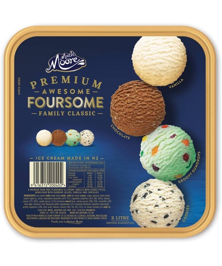 Much Moore Ice Cream Awesome Foursome Family Classic 2L
