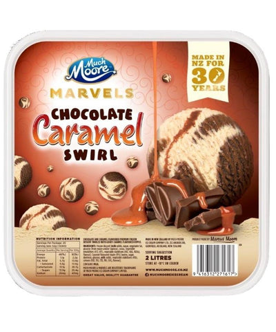 Much Moore Ice Cream Marvels Chocolate Caramel Swirl 2L