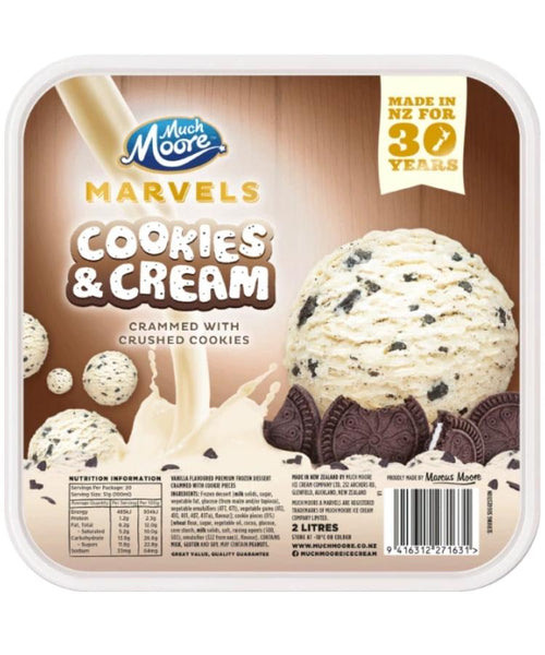 Much Moore Ice Cream Marvels Cookies & Cream 2L