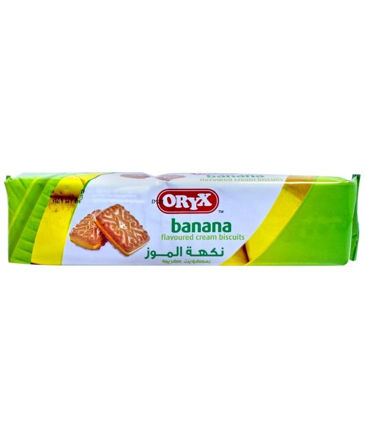 Oryx Cream Biscuits Banana 86g