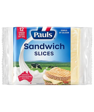 Pauls Sandwich Sliced Cheese 200g