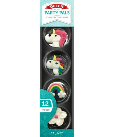 Queen Party Pals Icing Decorations 12's 13g