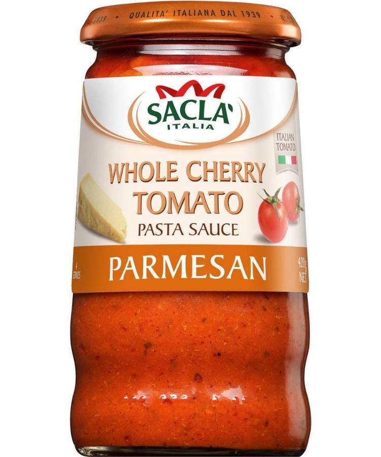 Sacla Whole Cherry Tomato Parmesan Pasta Sauce 420g