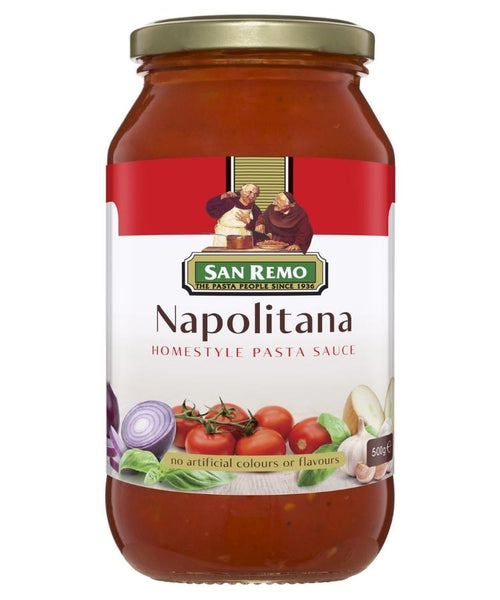 San Remo Napolitana Pasta Sauce 500g