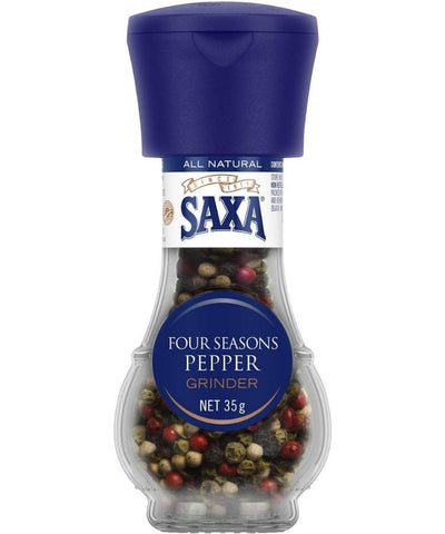 Saxa Four Seasons Peppercorn Grinder 35g