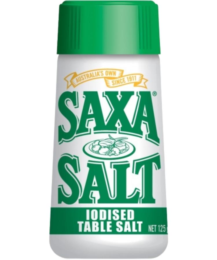 Saxa Iodised Table Salt 125g