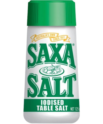 Saxa Iodised Table Salt 125g