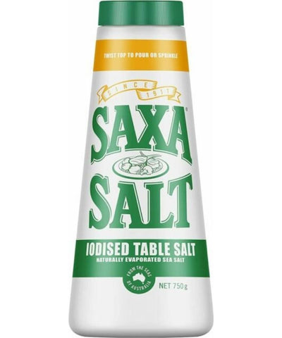 Saxa Iodised Table Salt 750g