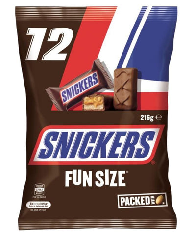 Snickers Fun Size 12's 216g