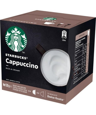 Starbucks Coffee Capsules Cappuccino 120g 6's