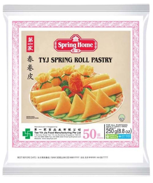 TYJ Spring Roll Pastry Sheet 50's 250g