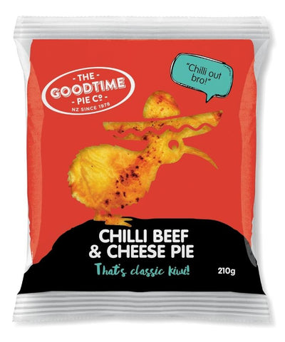 The Goodtime Pie Co. Chilli Beef & Cheese Pie 210g