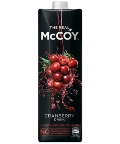 The Real McCoy Cranberry Juice 1L